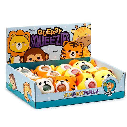 Peluche Estrujable Queasy Squeezies Animales del Zoo