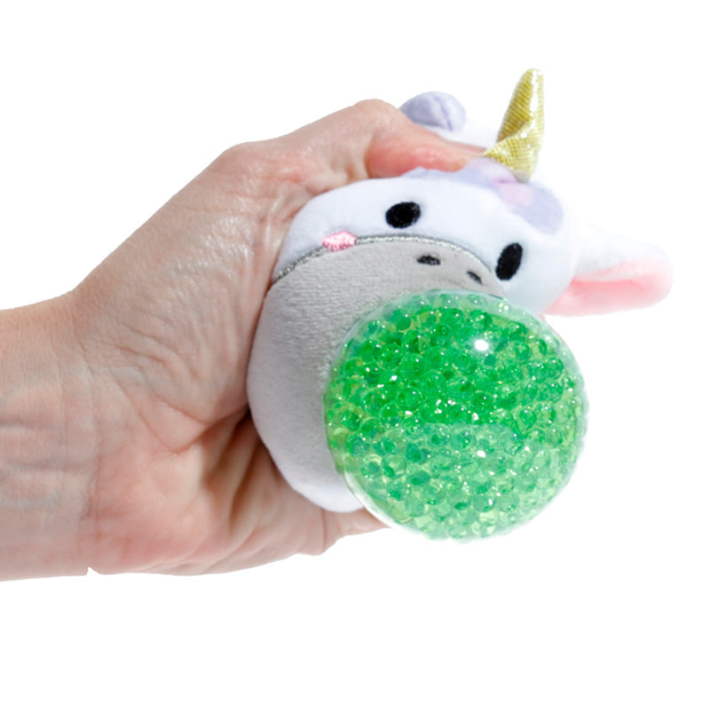 Peluche Estrujable Queasy Squeezies Unicornio