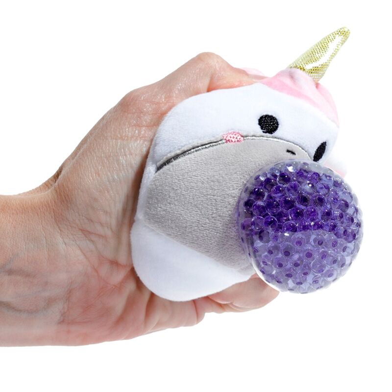 Peluche Estrujable Queasy Squeezies Unicornio