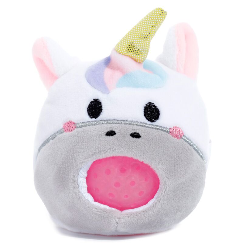 Peluche Estrujable Queasy Squeezies Unicornio